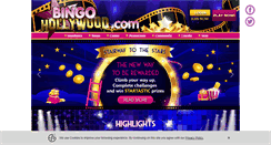Desktop Screenshot of bingohollywood.com